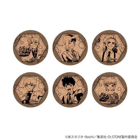 『Dr.STONE』コルクコースター01/5周年記念ver. BOX(全6種)(描き下ろしイラスト)
